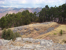 spodní ást rituálního místa Quenco