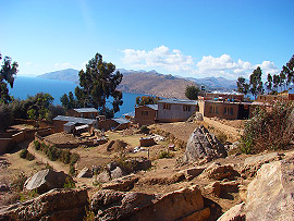 vesnika na jihovýchod Isla del Sol
