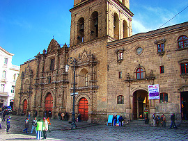 La Paz, námstí ped kostelem San Francisco
